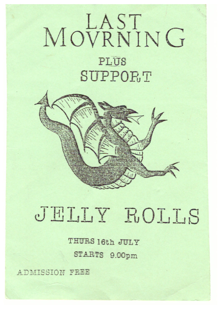 First flyer – Jelly Rolls