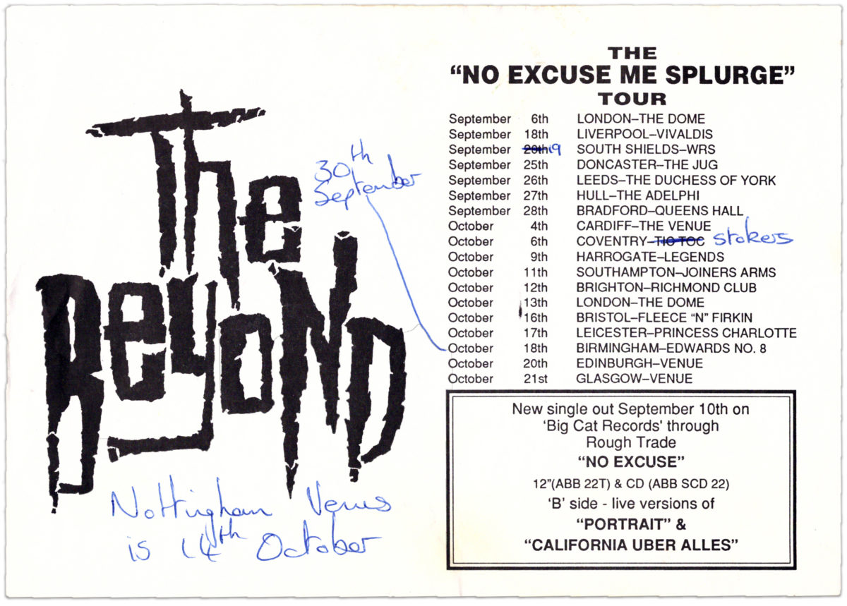 “No Excuse Me Splurge” Tour