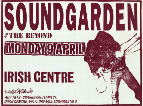 Soundgarden venue poster