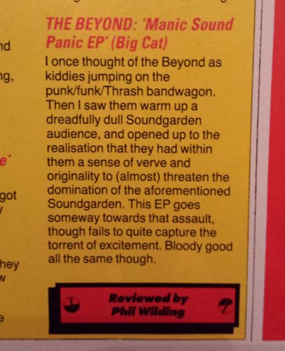 Kerrang! – Manic Sound Panic review