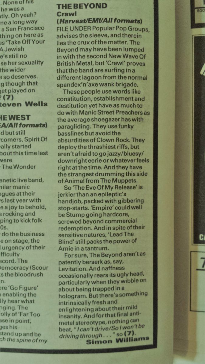 NME – Crawl review