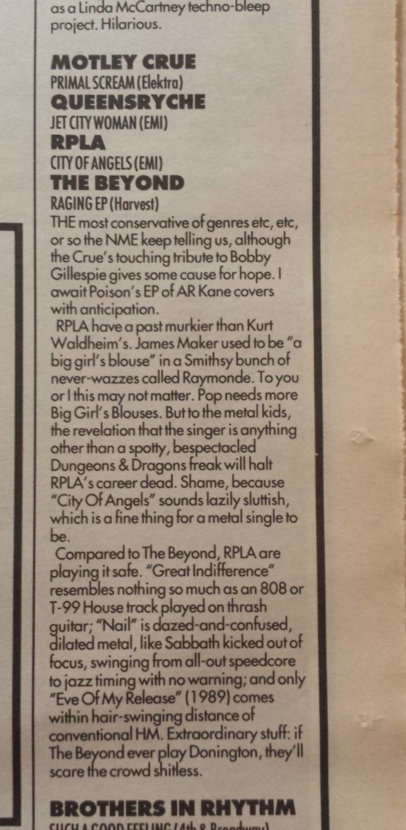 Melody Maker – Raging EP (Great Indifference)