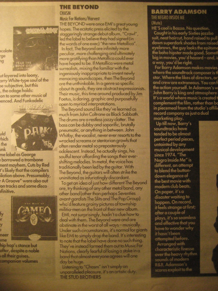 Melody Maker review – Chasm