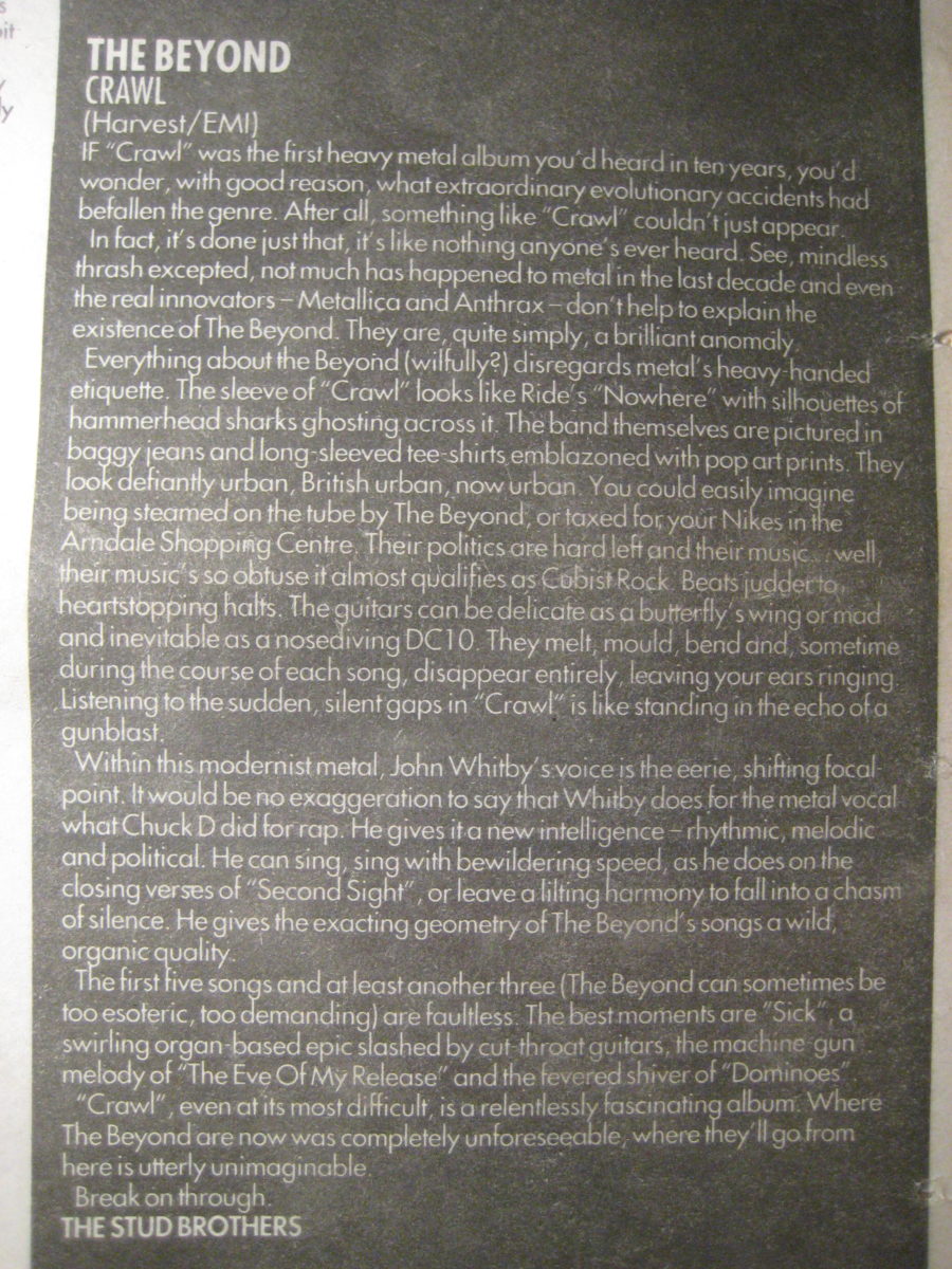 Melody Maker – Crawl review