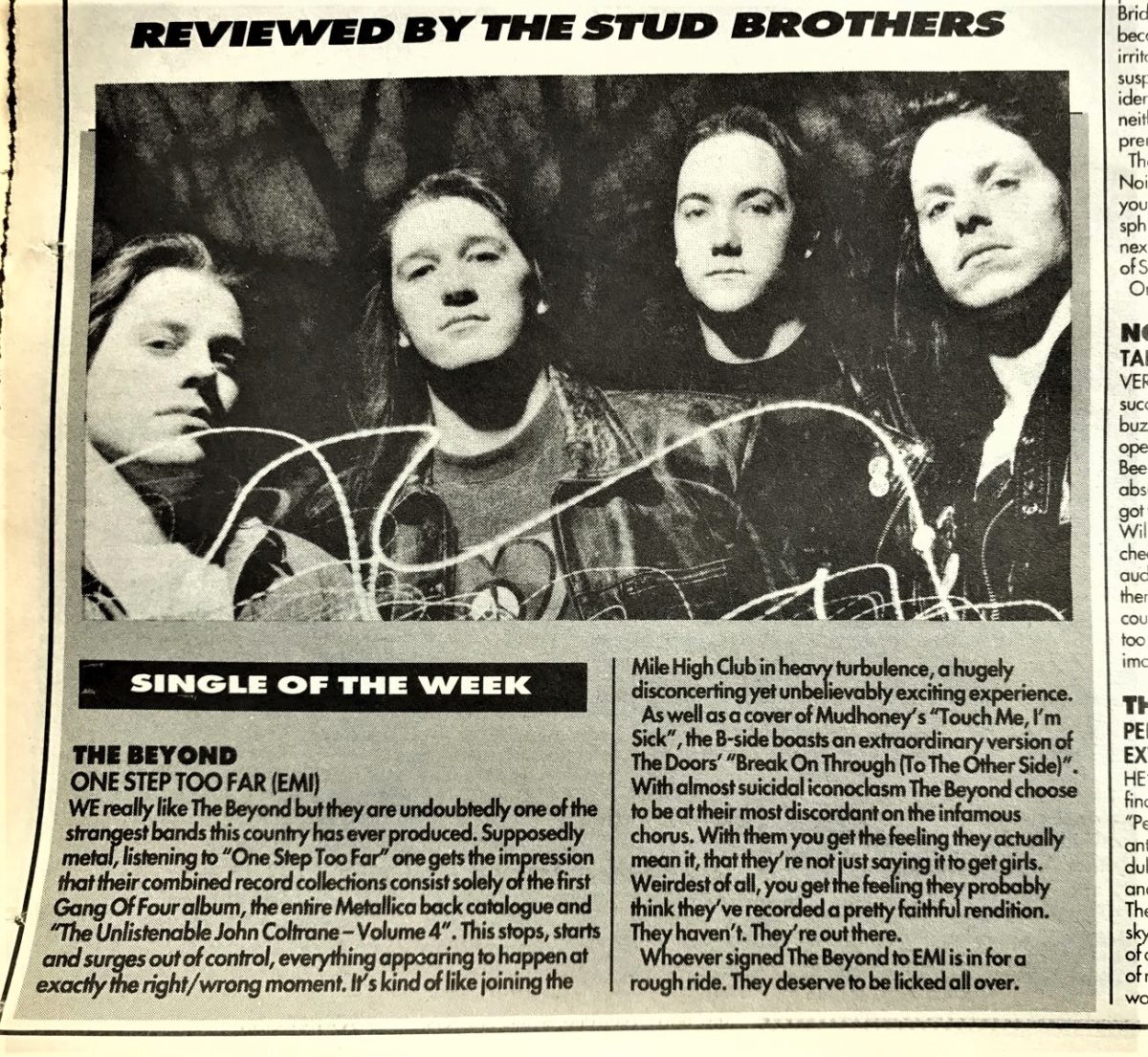 Melody Maker review – One Step Too Far – Single of the Week